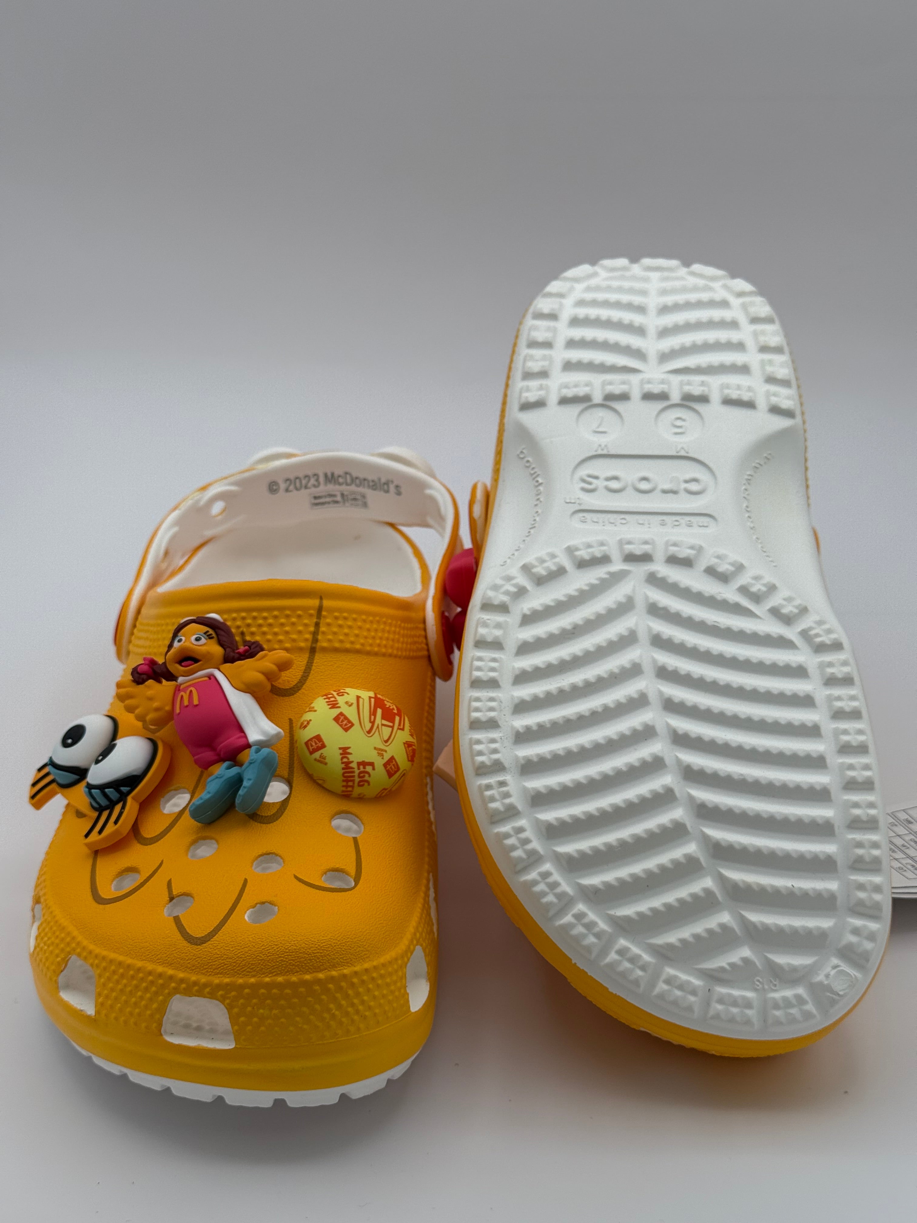 2023 McDonald's x Crocs Classic Clog “Birdie” Edition