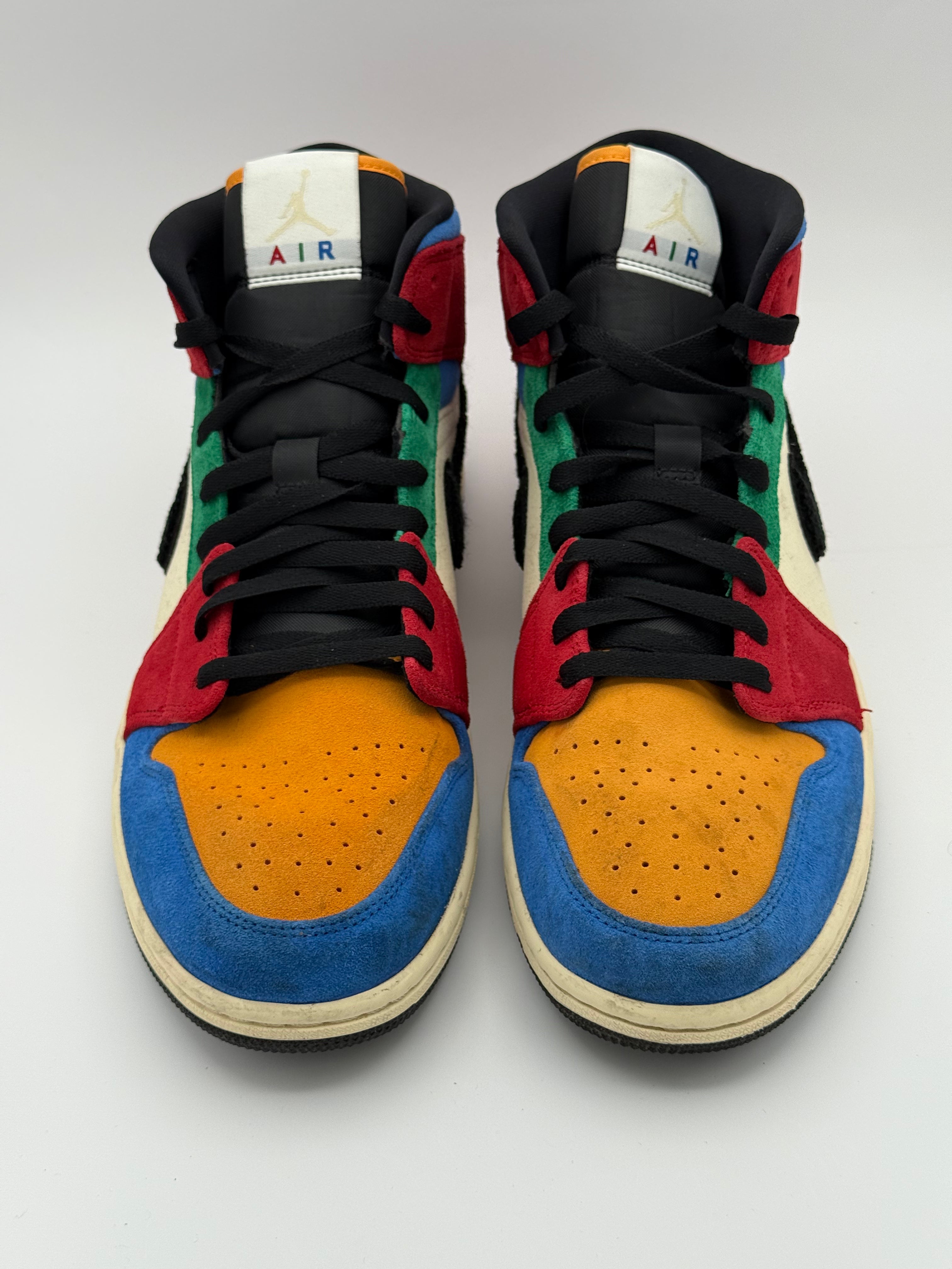 Nike Air Jordan 1 Mid Fearless "Blue the Great" Collab