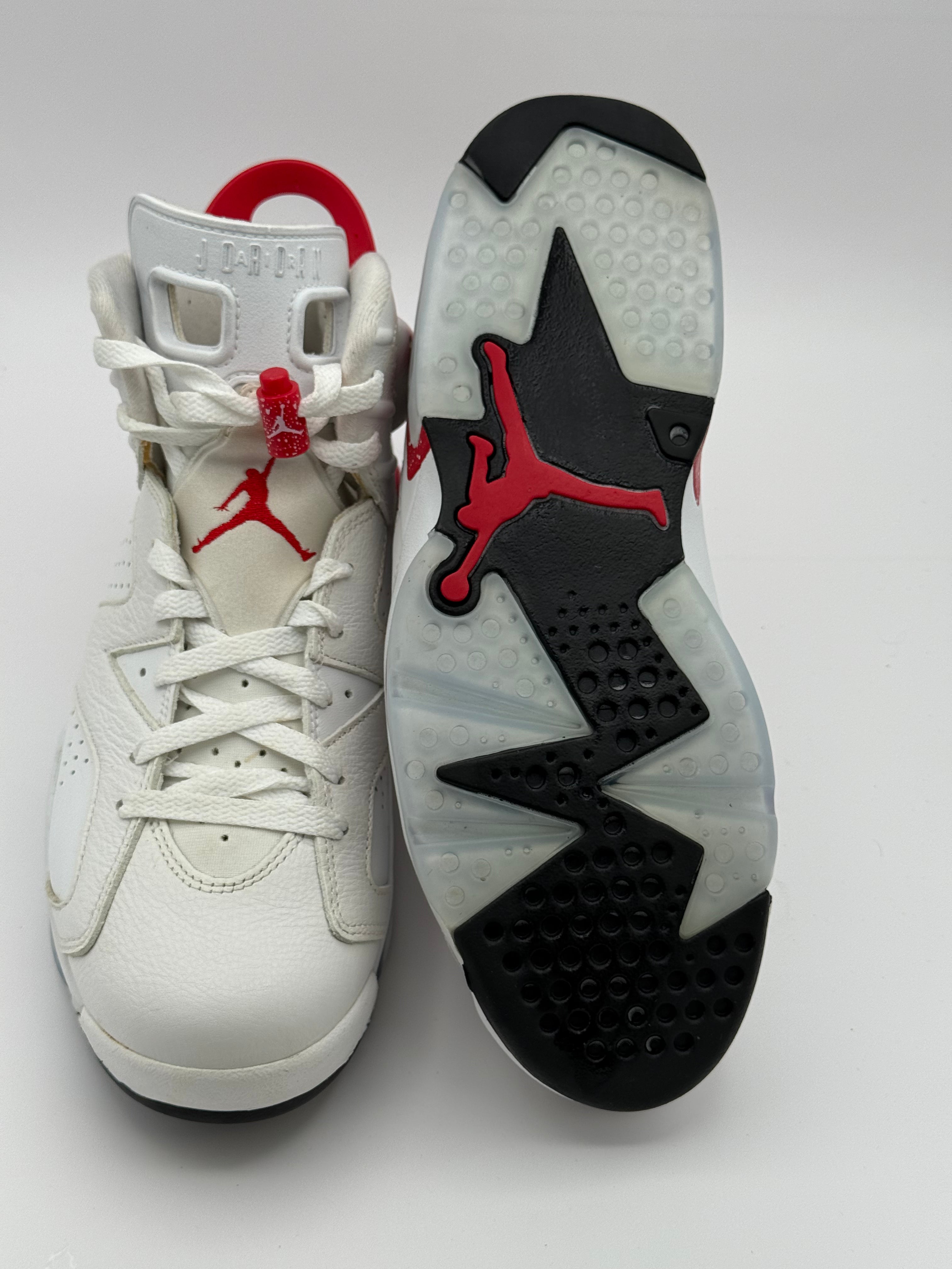 Air Jordan 6 “Carmines” Varsity White/Gym Red