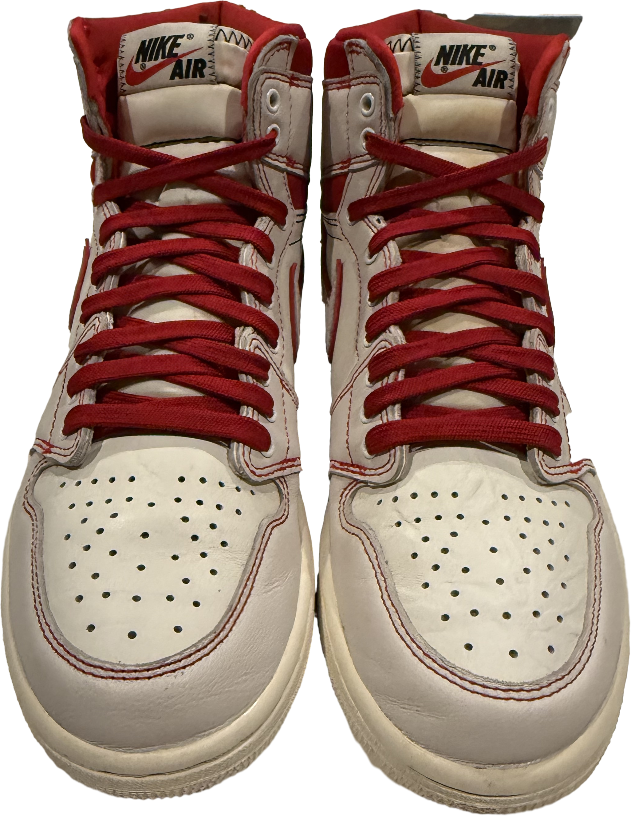 Nike Air Jordan 1 High "Phantom" - White/Gym Red Pre-Love W/Box