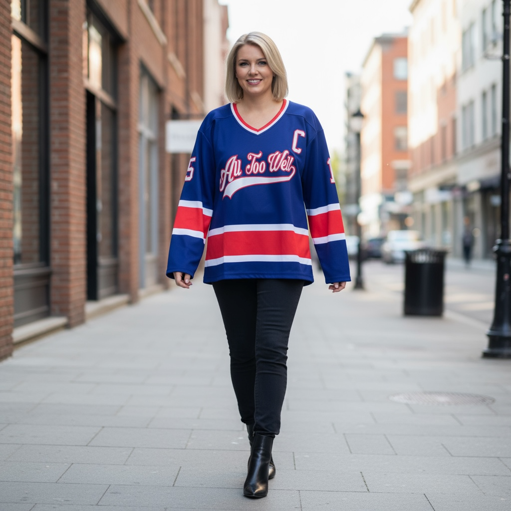 "All Too Well" Custom Hockey Jersey - Swift #19 with Captain's "C"