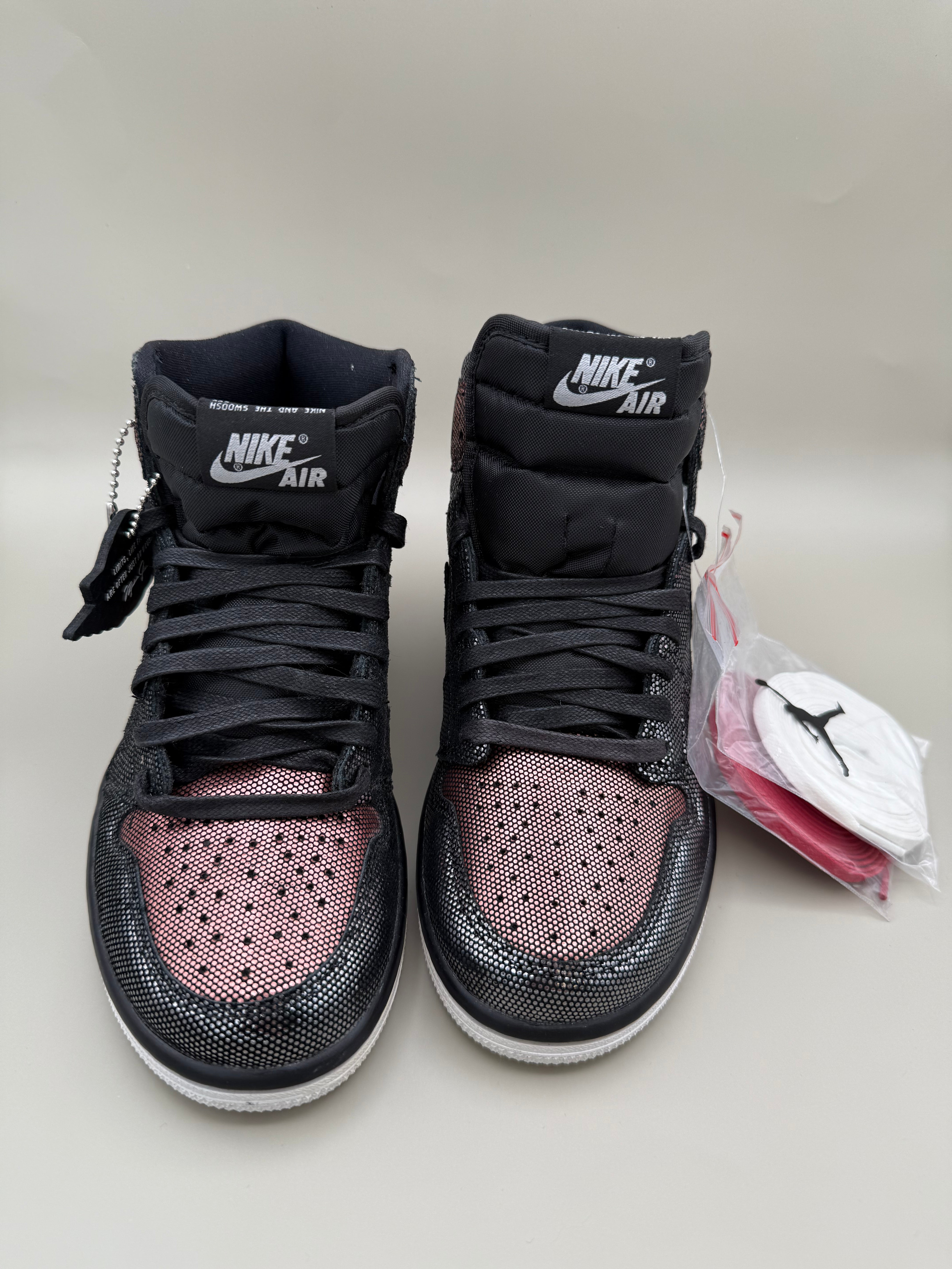 Air Jordan 1 Retro High OG WMNS “Fearless” – Black/Rose Gold – Size 5 Women – Brand New in Box