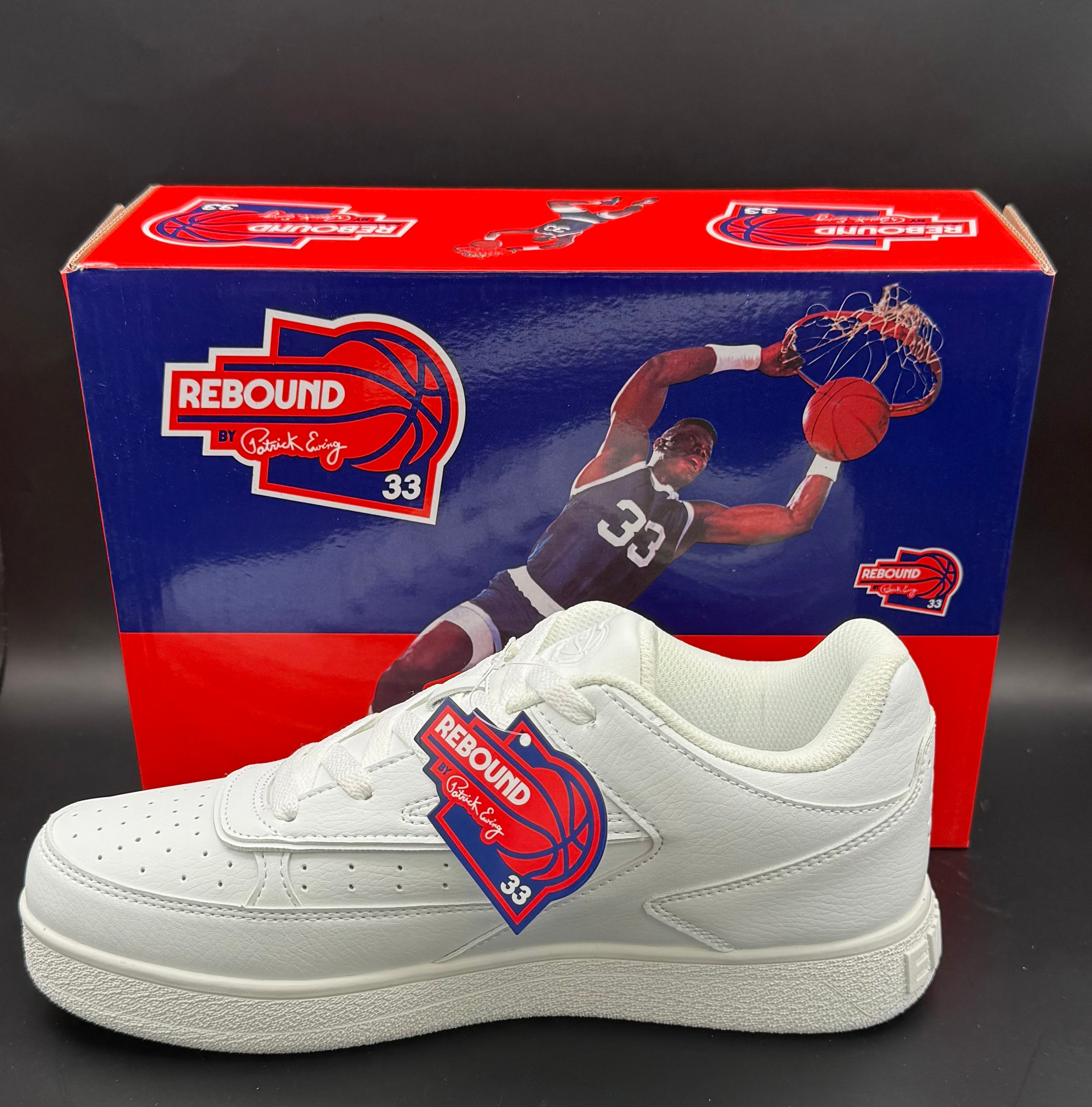Rebound by Patrick Ewing Low “Triple White”