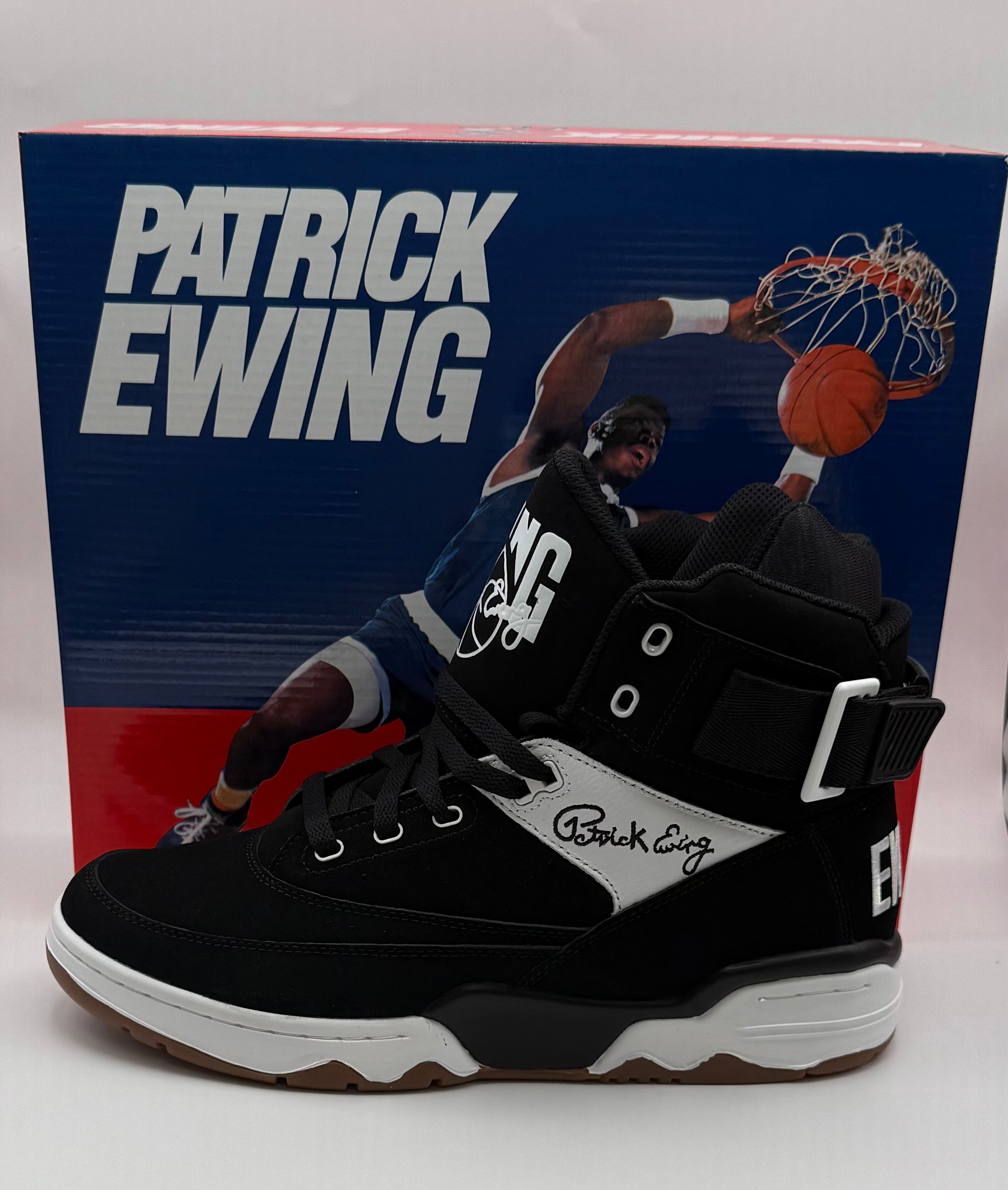 Ewing 33 Hi “Black/White/Gum” with Strap