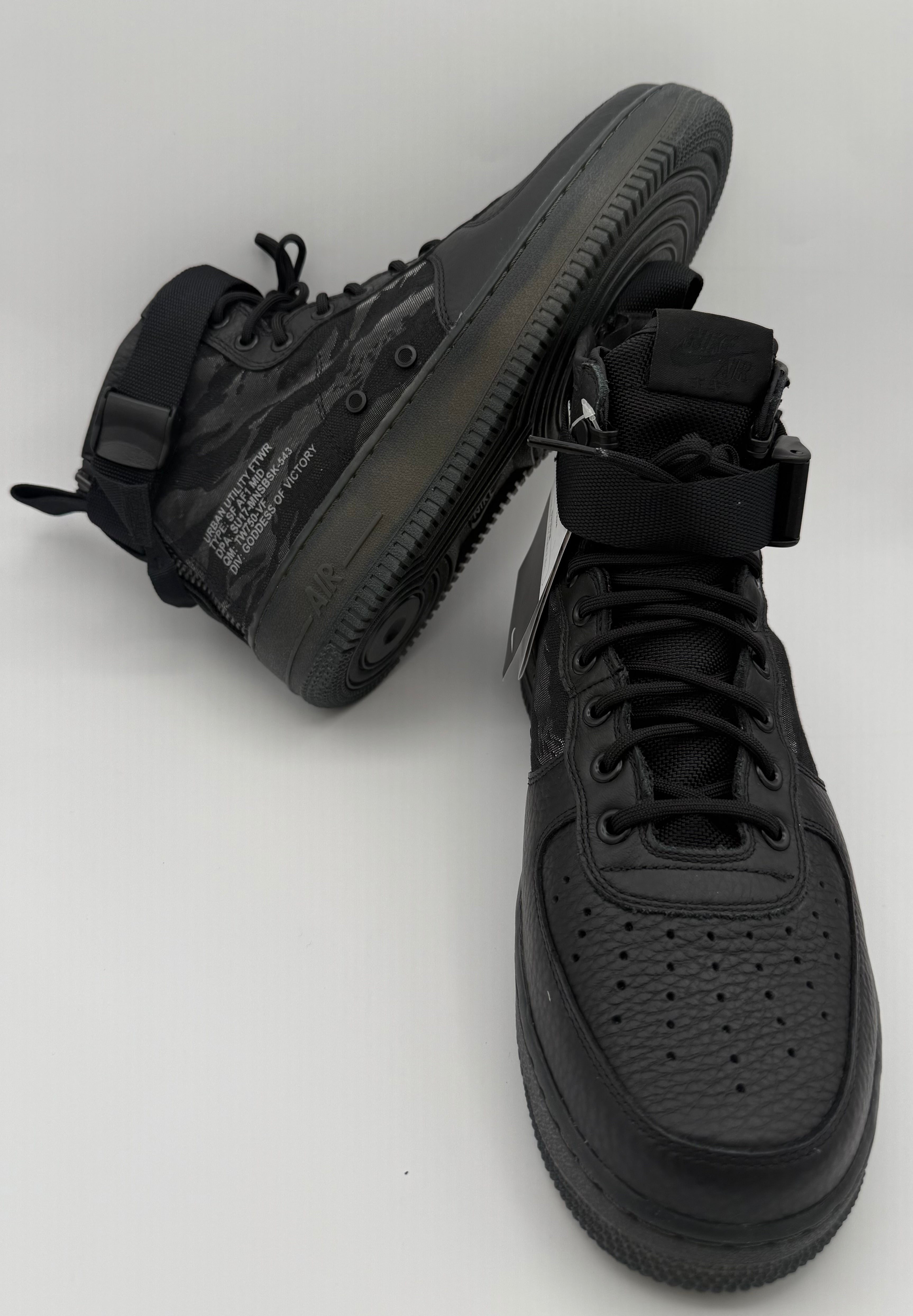 Nike SF Air Force 1 'Triple Black Camo'
