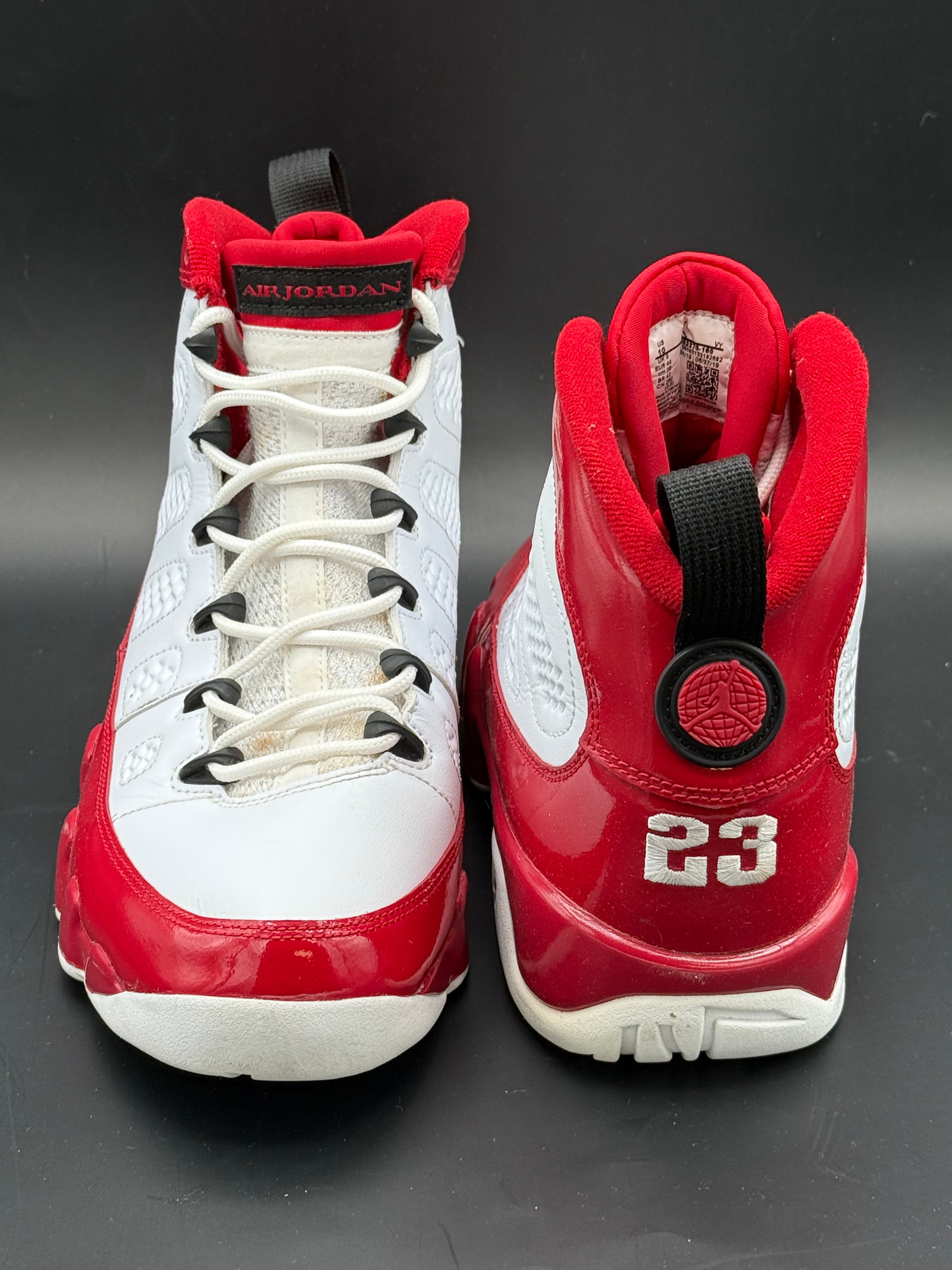 Air Jordan 9 Retro Cherry Red Pre-Owned with box