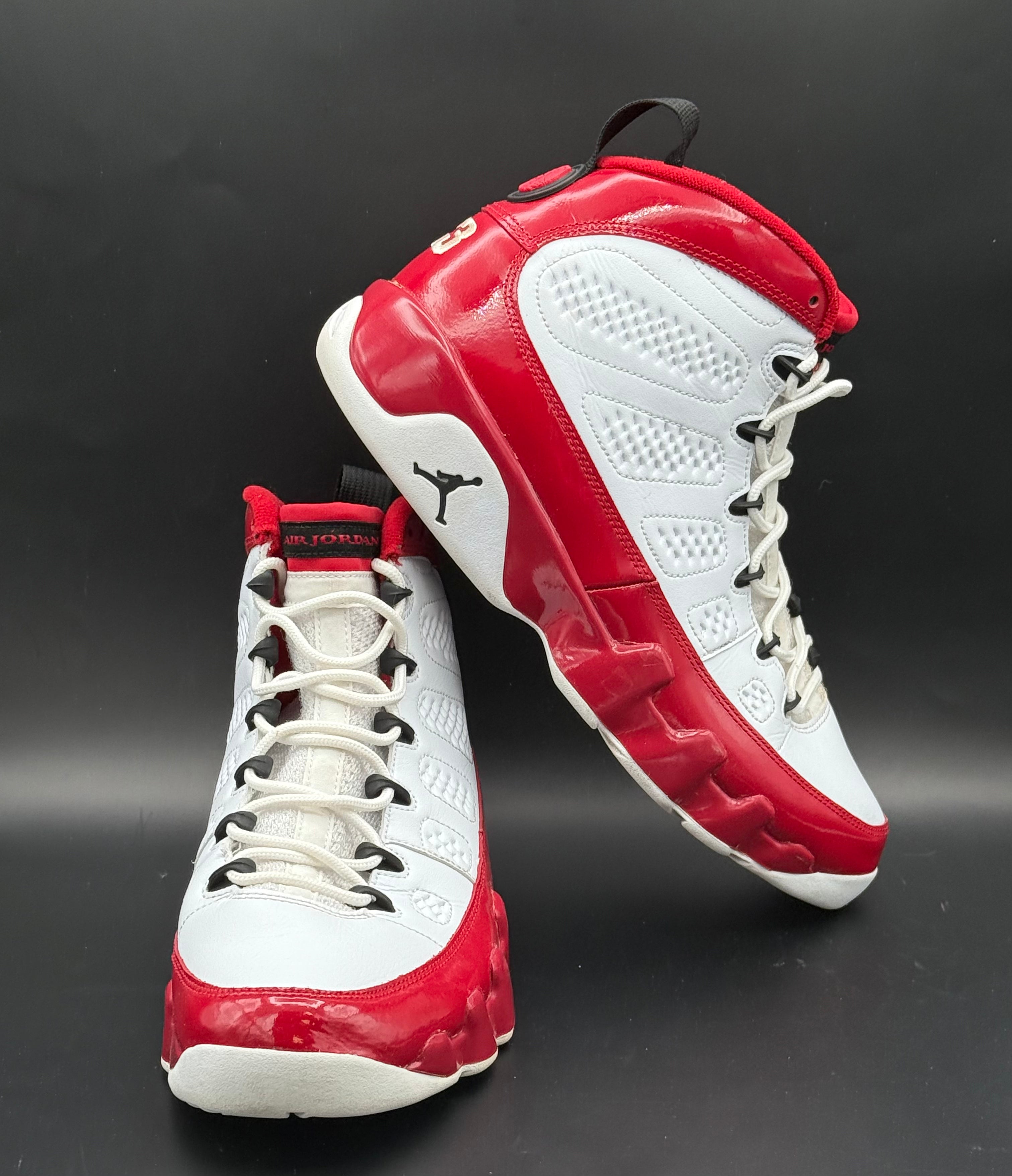 Air Jordan 9 Retro Cherry Red Pre-Owned with box