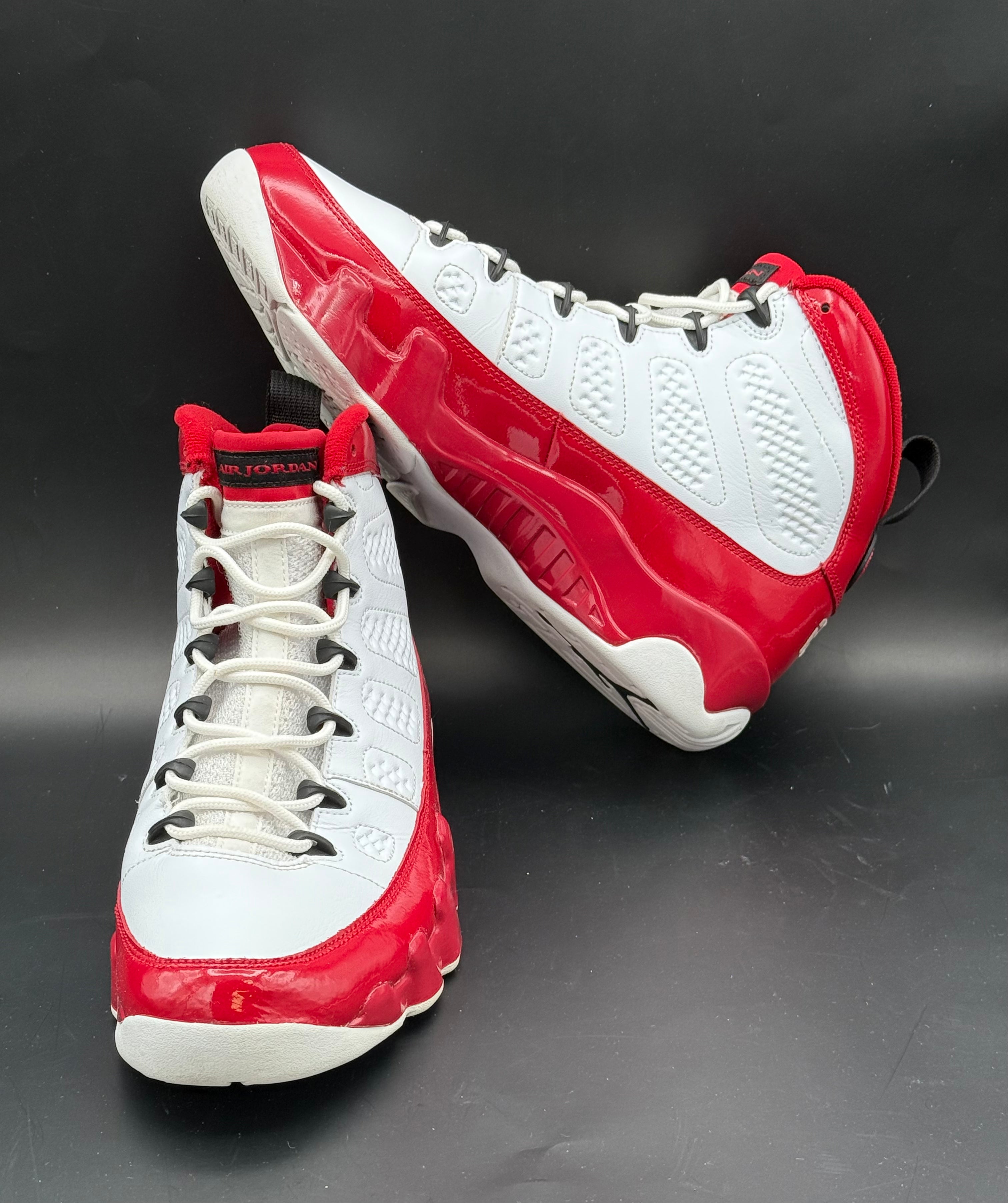 Air Jordan 9 Retro Cherry Red Pre-Owned with box