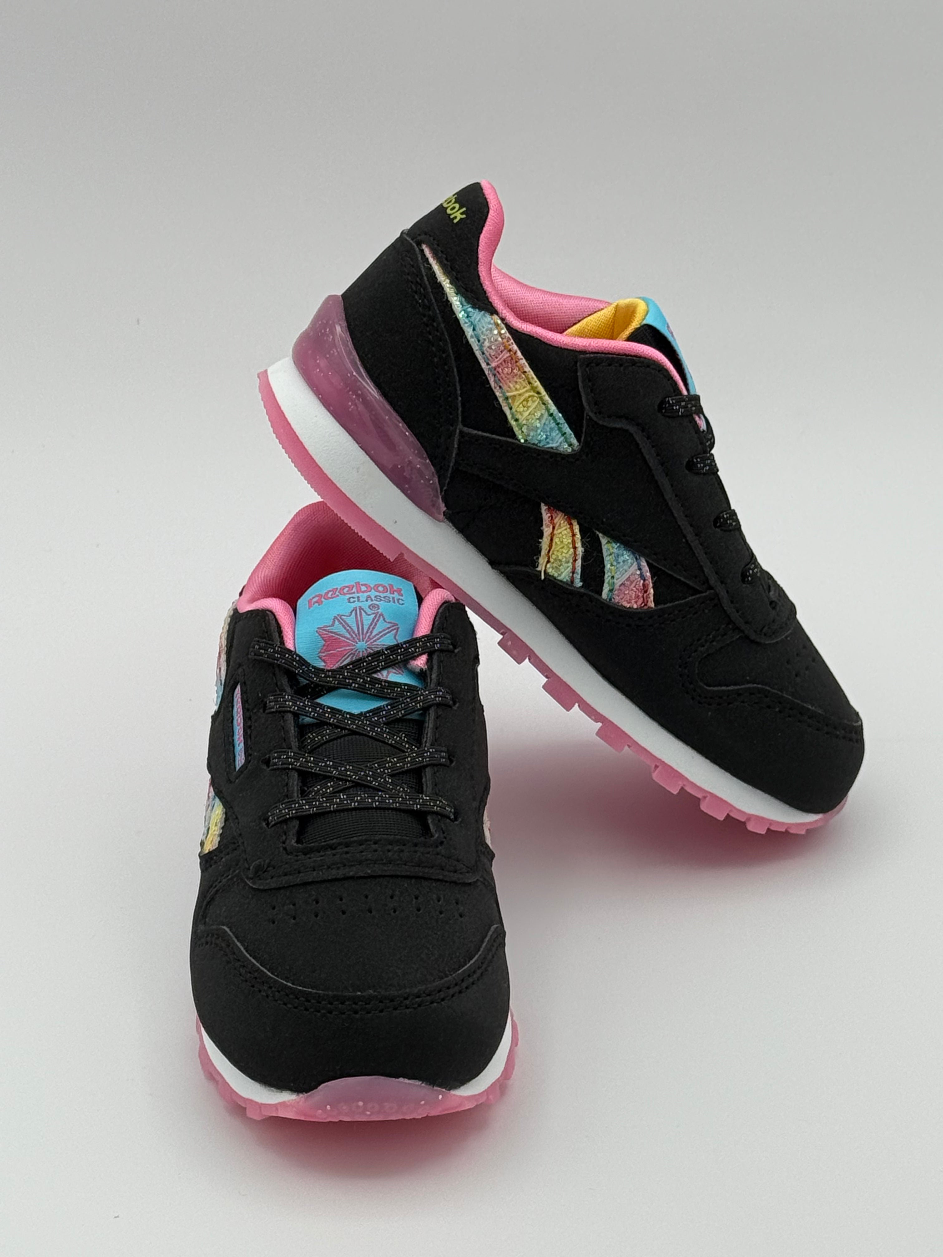 Reebok Classic Black / Pink Multicolor.