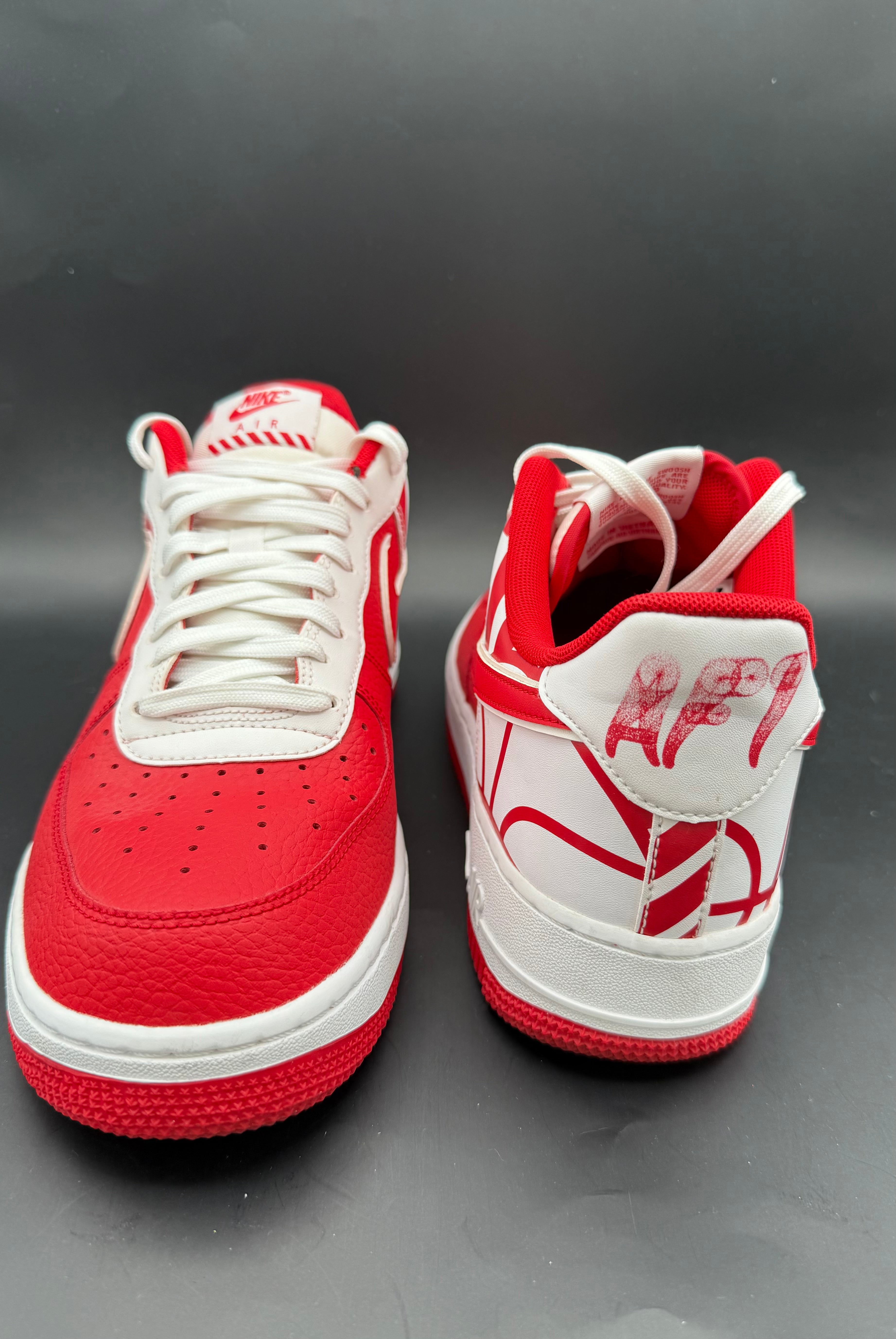 Nike Air Force 1 LV07’ Logo Pack Red Pre-Loved NoBX NDS