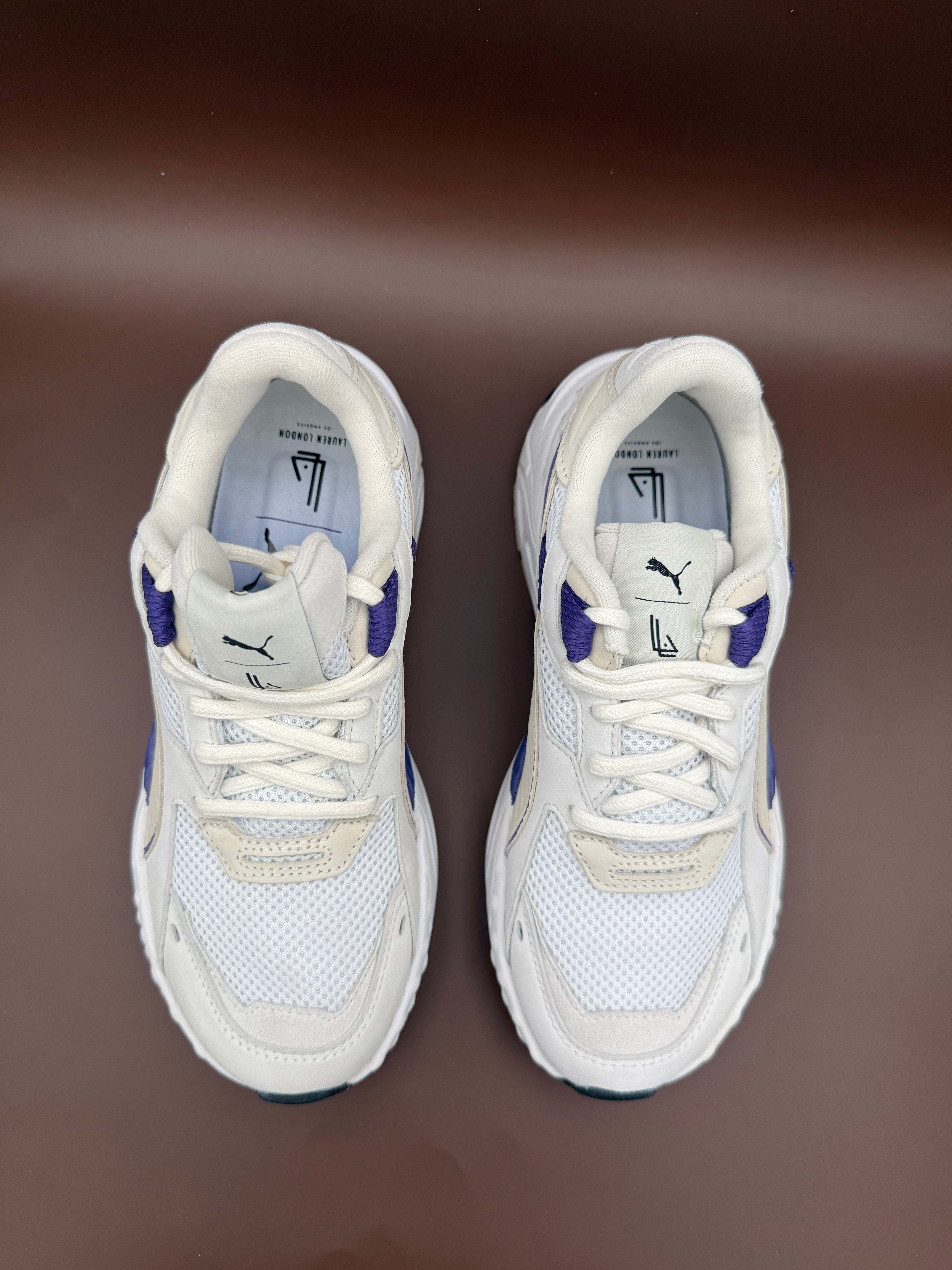 PUMA x Lauren London RS-X "Pure White/Royal Purple"