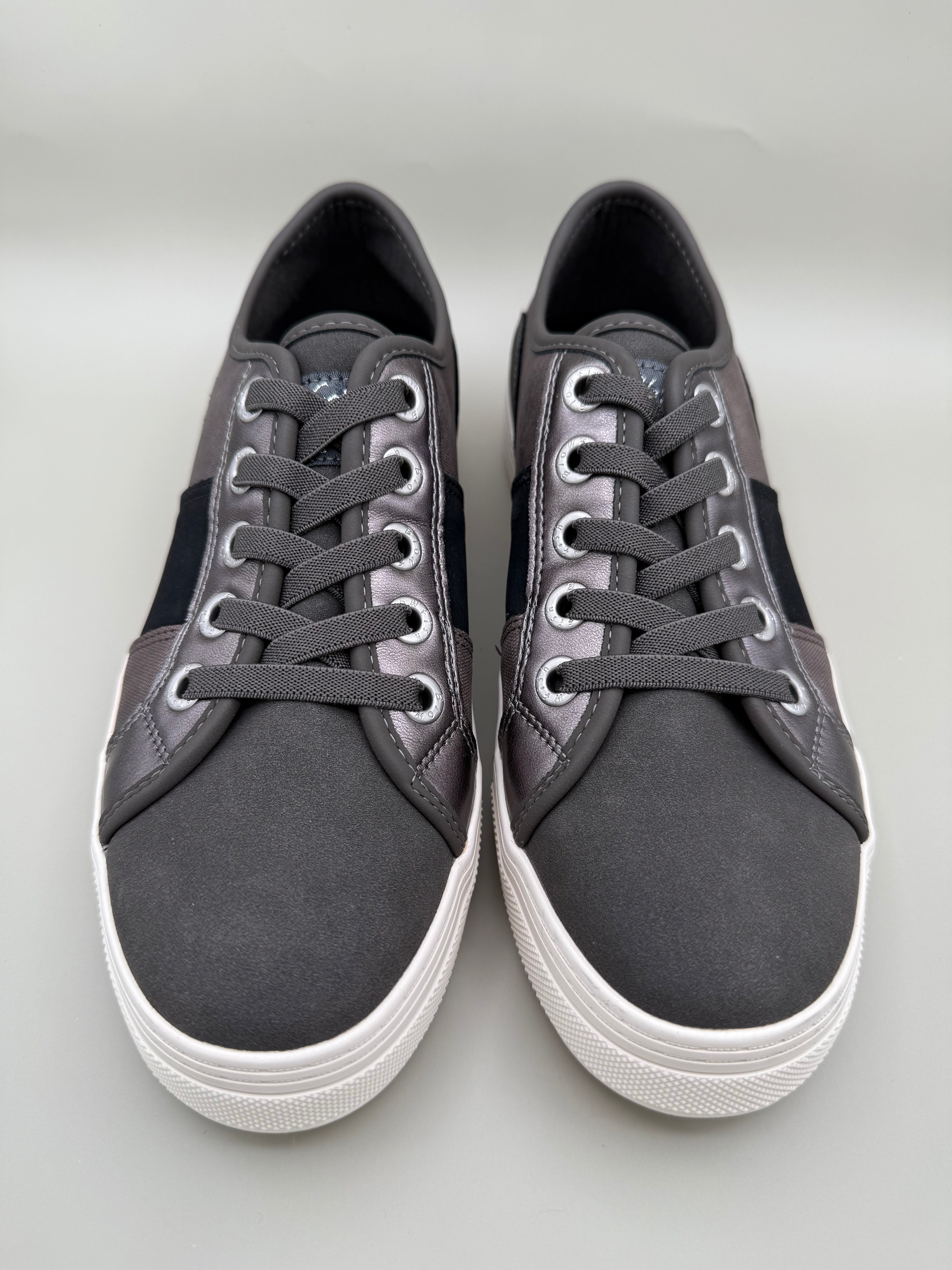 Blowfish Malibu Women's Lace-Up Sneakers – Charcoal Black – Size 8.5