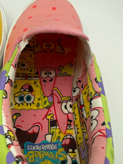 SpongeBob SquarePants x Vans Classic Slip-On “SpongeBob & Patrick” mismatched edition
