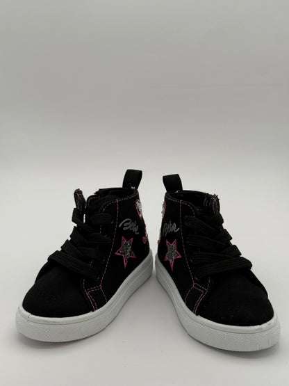 Bebe Kids Zip High Top BlK