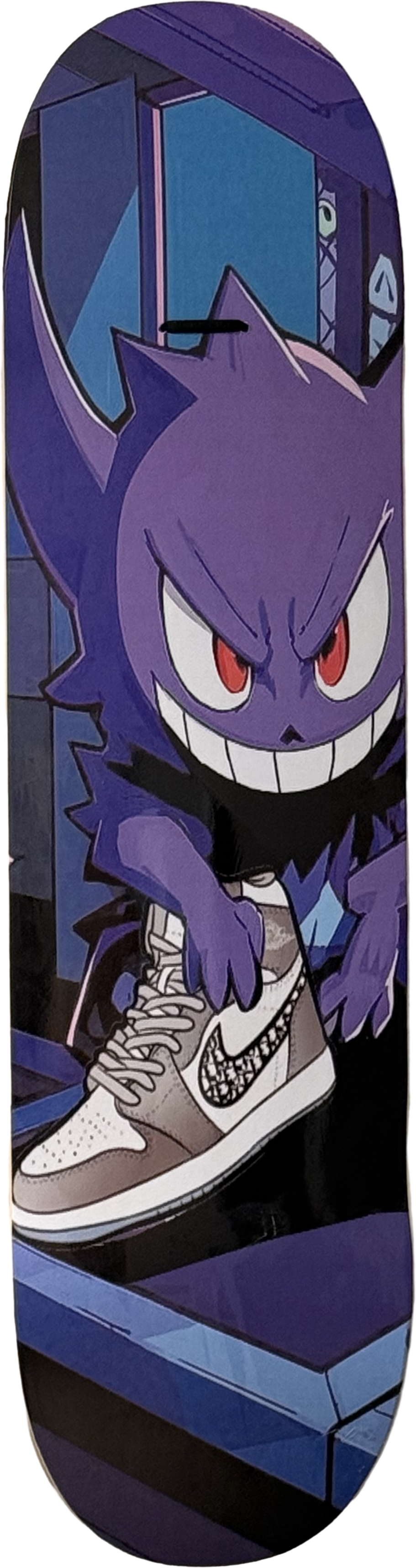 Custom Pokémon x Nike SB "Gengar" Skateboard Deck