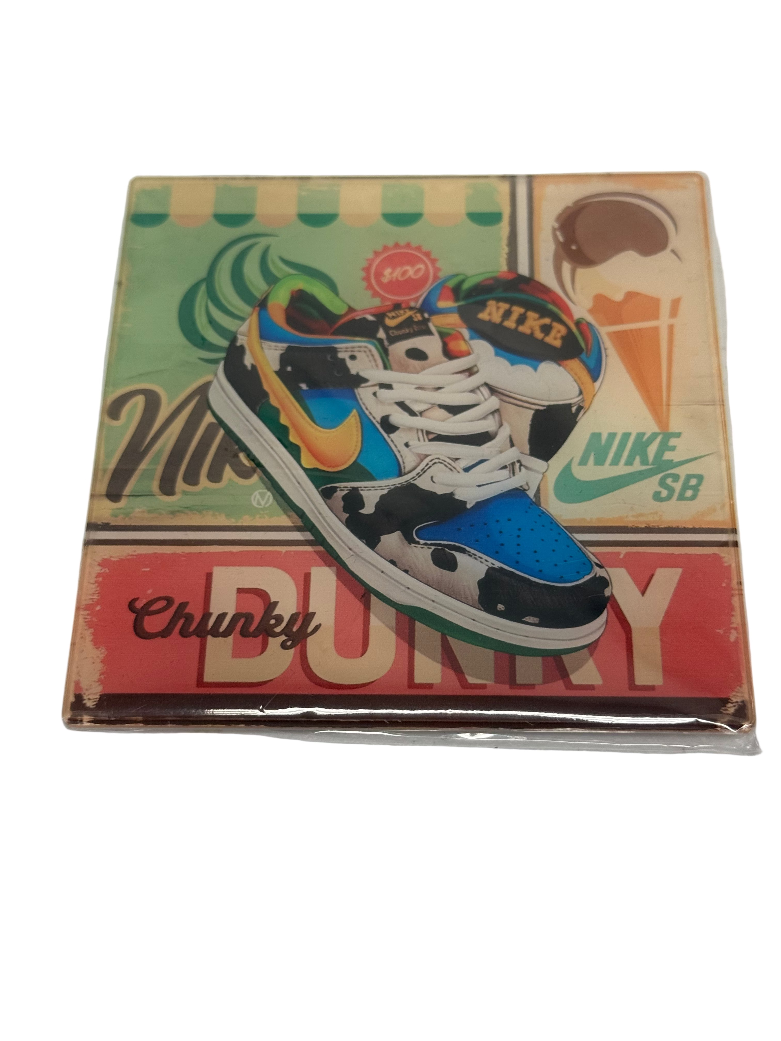 “Chunky Dunk” coasters 2 piece acrylic