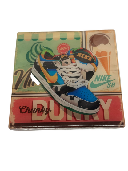 “Chunky Dunk” coasters 2 piece acrylic