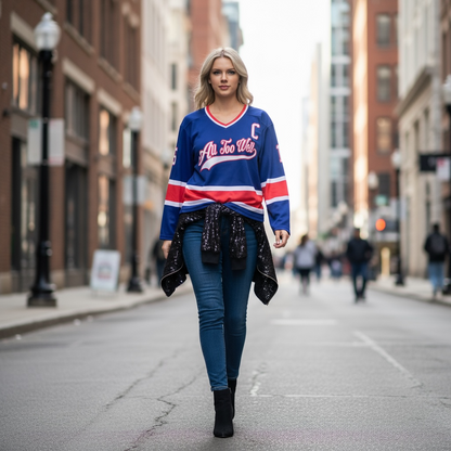 "All Too Well" Custom Hockey Jersey - Swift #19 with Captain's "C"