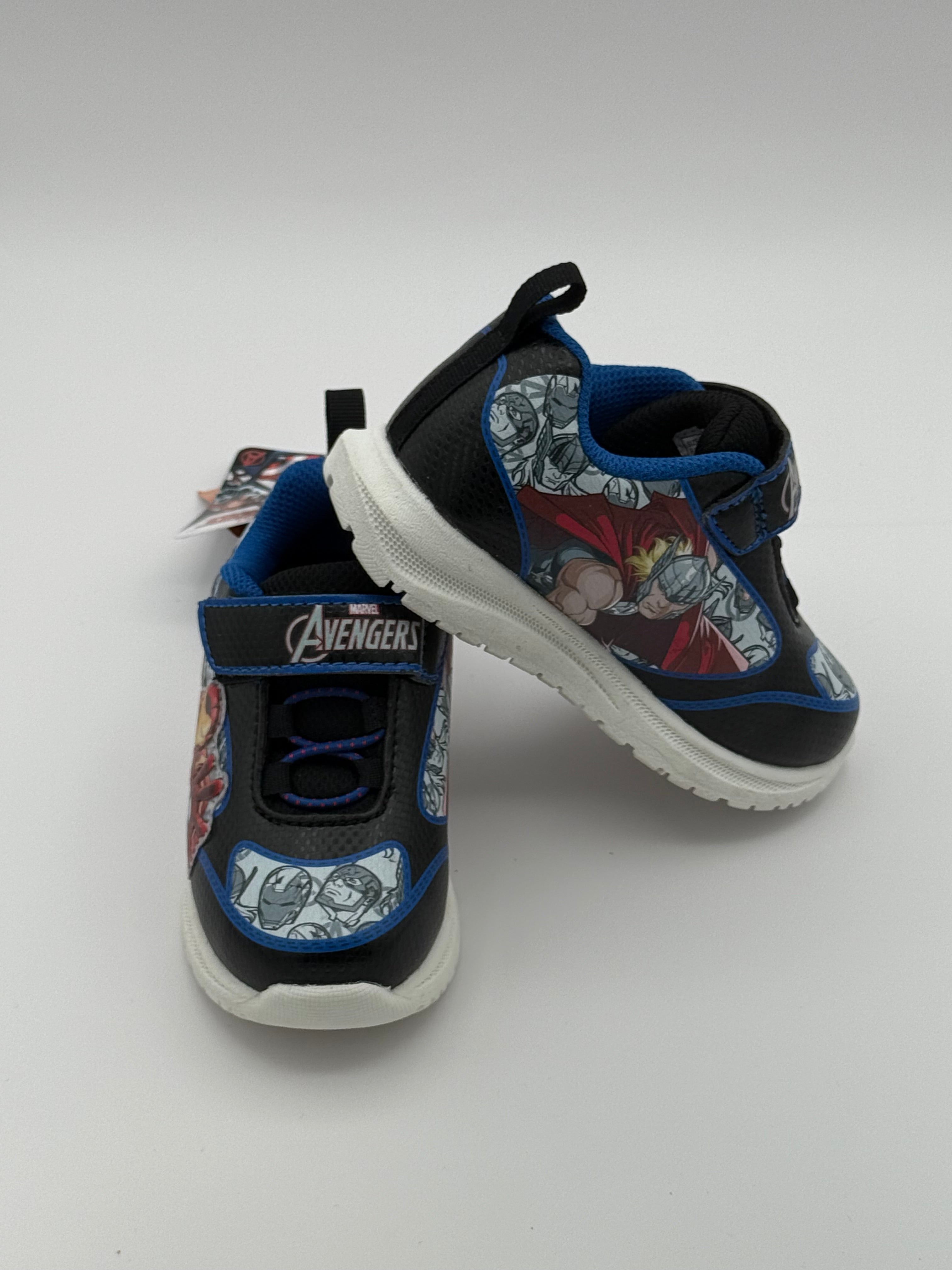 Marvel Avengers Light-Up Hook & Loop Sneakers