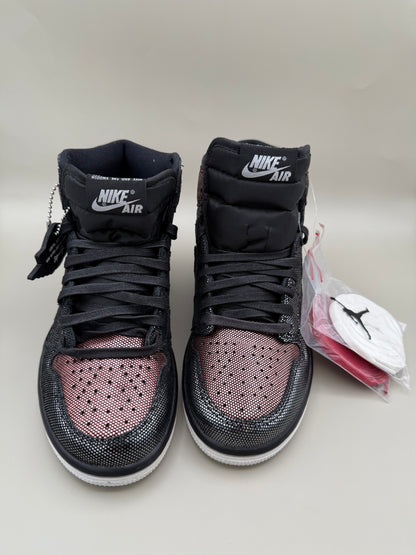Air Jordan 1 Retro High OG WMNS “Fearless” – Black/Rose Gold – Size 5 Women – Brand New in Box