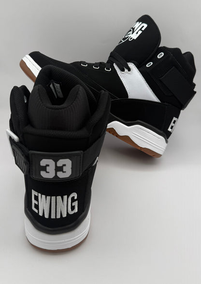 Ewing 33 Hi “Black/White/Gum” with Strap