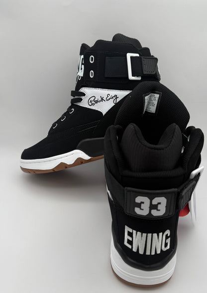 Ewing 33 Hi “Black/White/Gum” with Strap