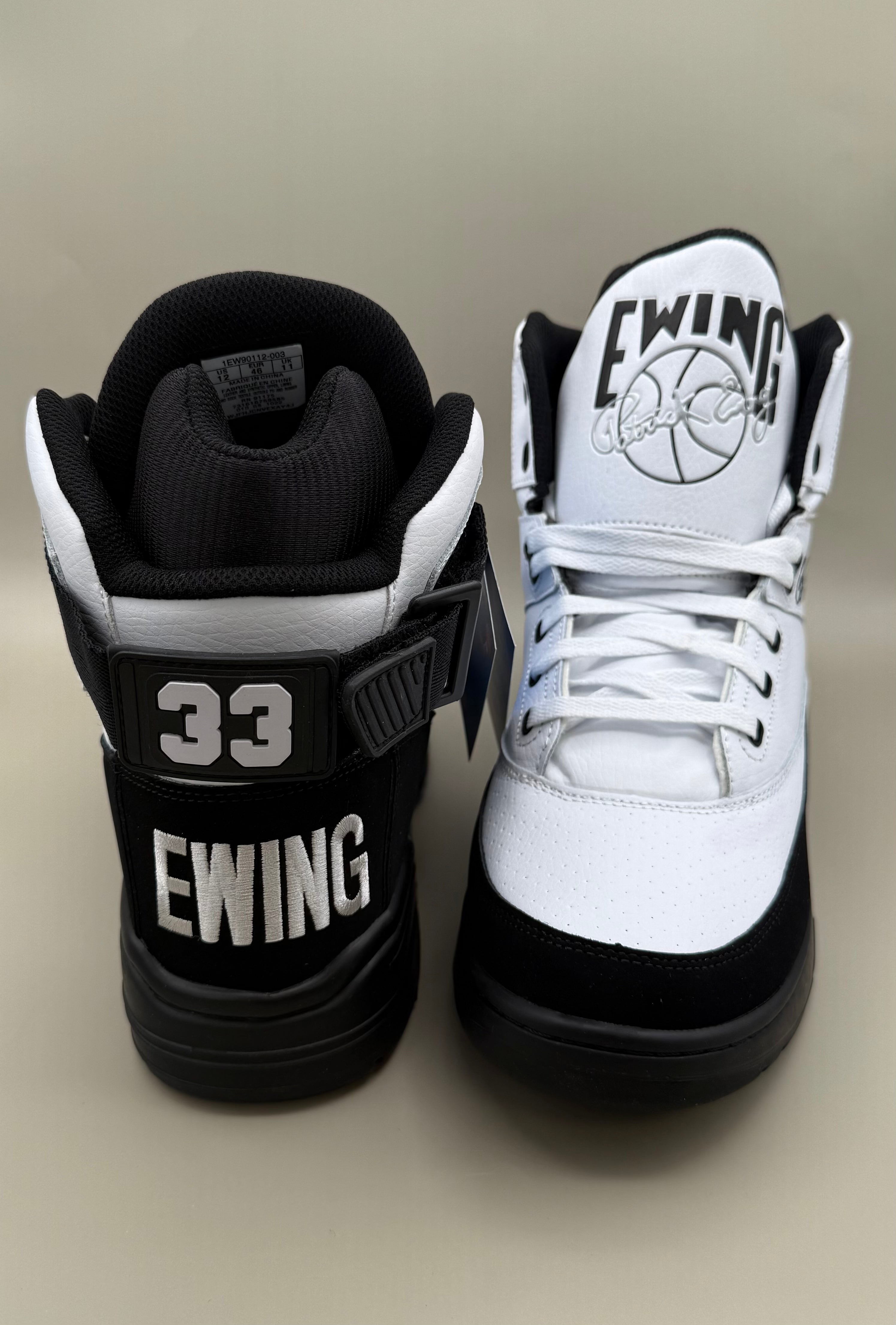 Ewing 33 Hi “Black/White” Orion with Strap Size