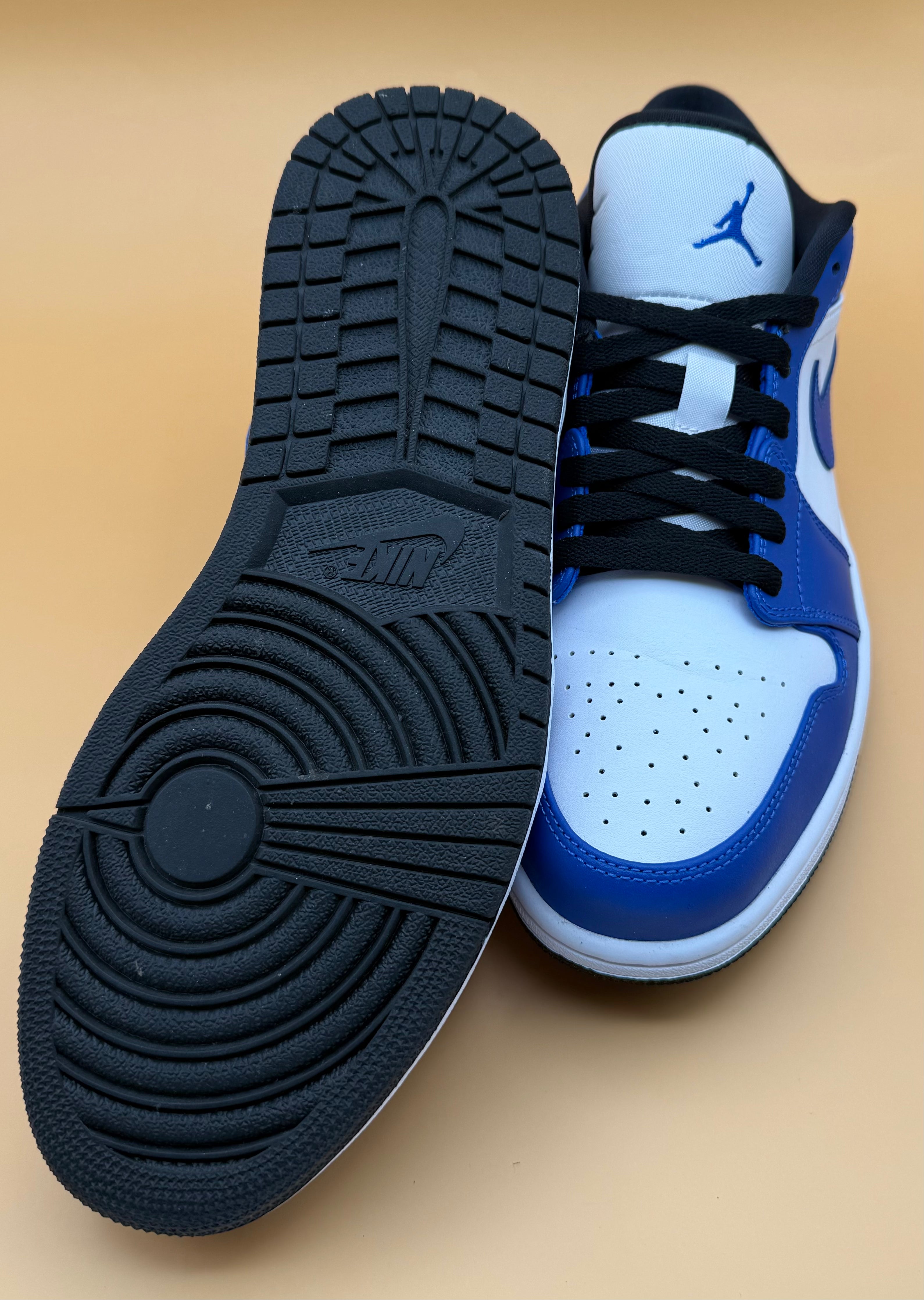 Nike Air Jordan 1 Low White/Hyper Royal-Black