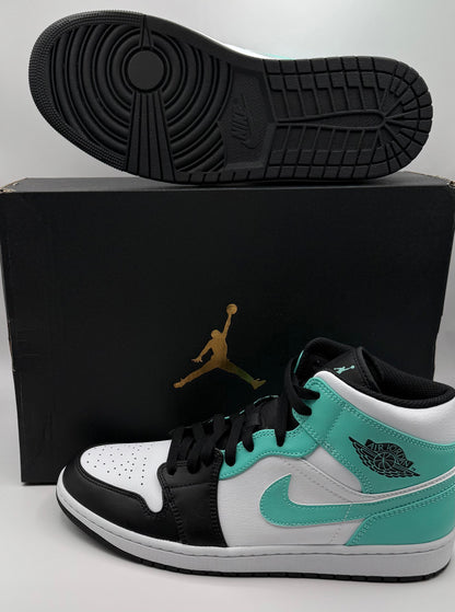 Nike Air Jordan 1 Mid White tropical Twist-Black