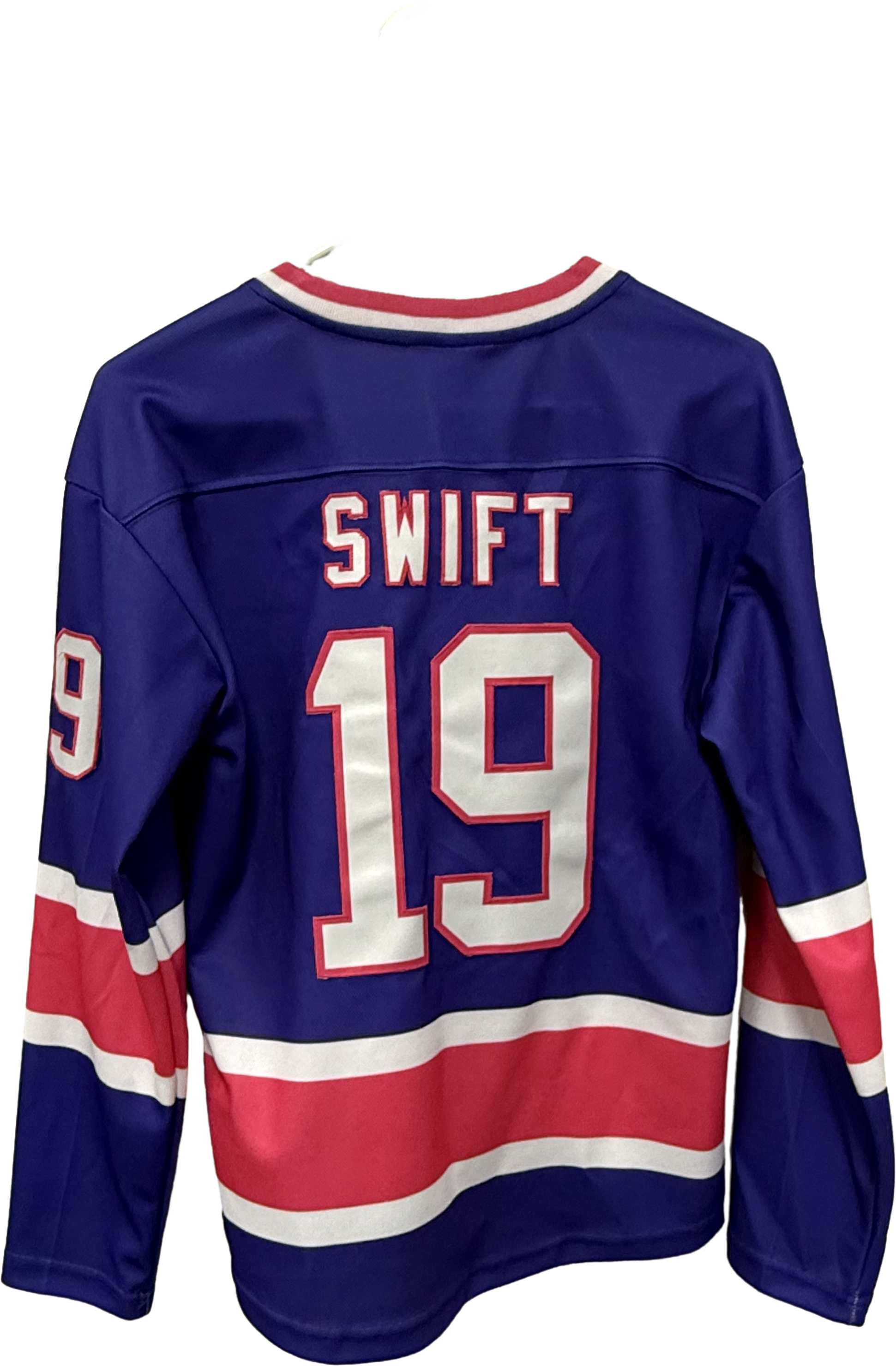 "All Too Well" Custom Hockey Jersey - Swift #19 with Captain's "C"