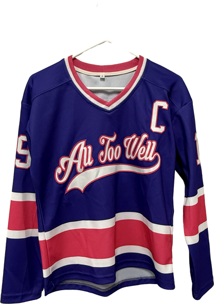 "All Too Well" Custom Hockey Jersey - Swift #19 with Captain's "C"